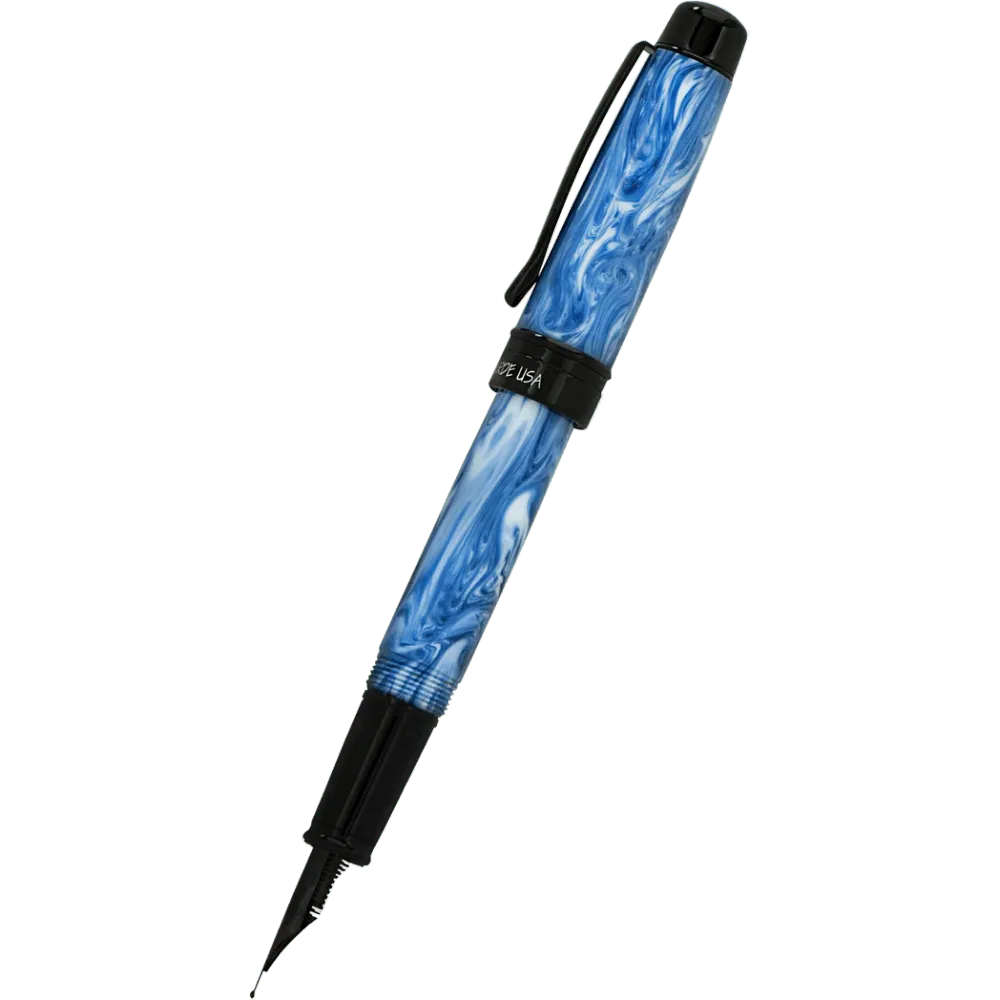 Monteverde Prima Fountain Pen - Blauw Swirl Extra