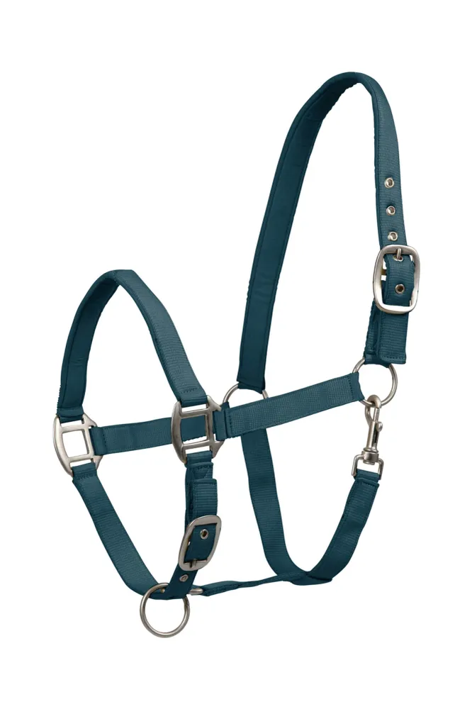 Perlon Satijn Halter Petrol Blue P