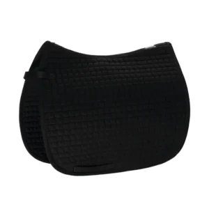 Saddle Cloth COTTON Zwart P