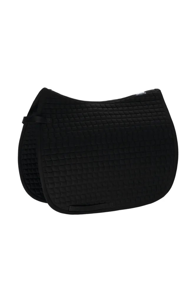 Saddle Cloth COTTON Zwart P