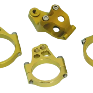 Black Steering damper incl. damper brckt Harley-Davidson