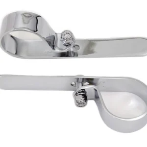 Chrome 1-3/4 Exhaust P Clamp Set Harley-Davidson