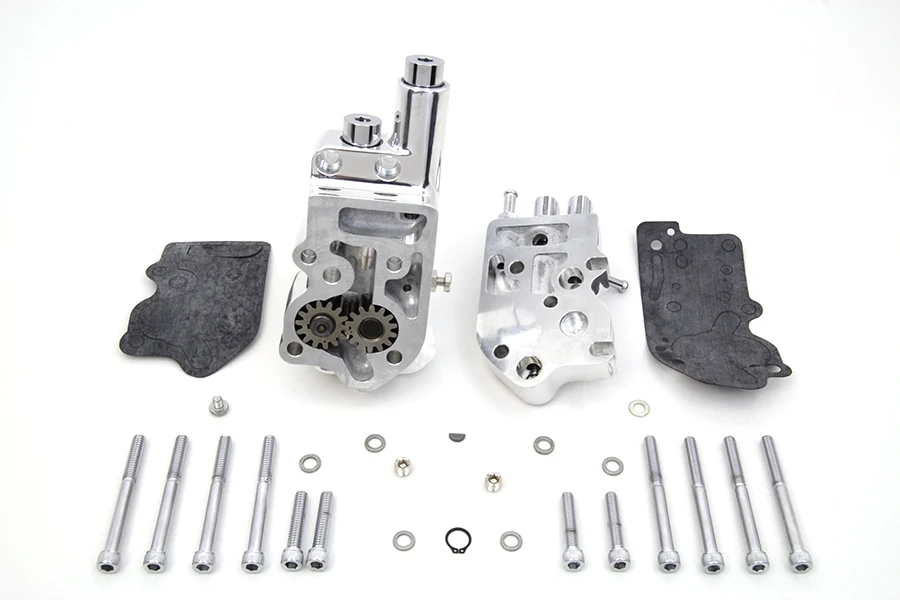 High Performance Sifton Gepolijst Oil Pump Assembly Harley-Davidson 1936-1972