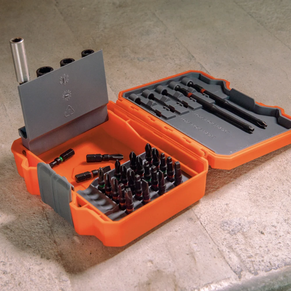 KLEIN TOOLS Pro Impact Power Bits, Assorted 7-Pack