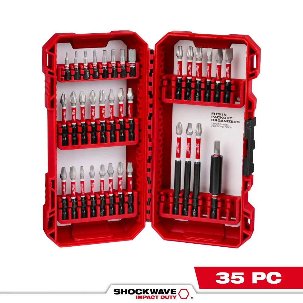 Milwaukee Tools 35PC Impact Driver Bit Set 48-32-4032