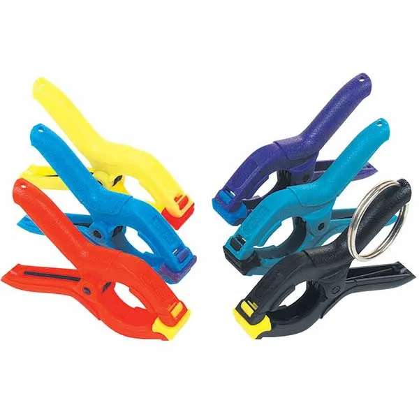 Miniature Spring Clamps, 3/4 Inch Capacity (Set 6)