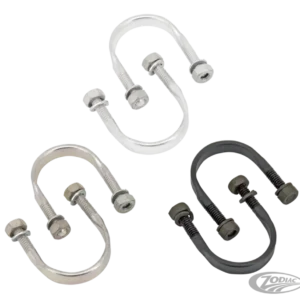 Samwel coil strap set, parkerized Harley-Davidson
