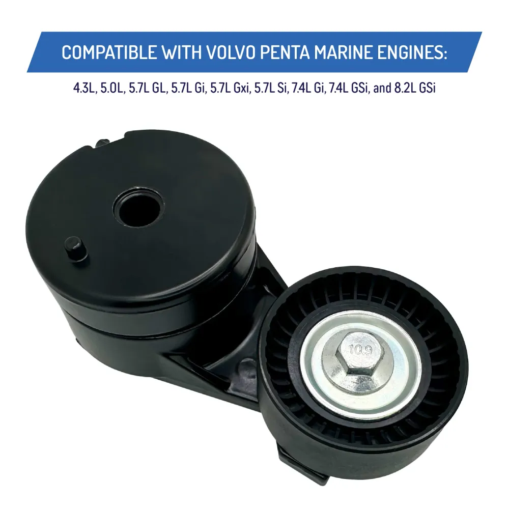 Serpentine Belt Tensioner Volvo Penta 4.3 5.0 5.7 7.4 8.2L GXi Gi - 3860079