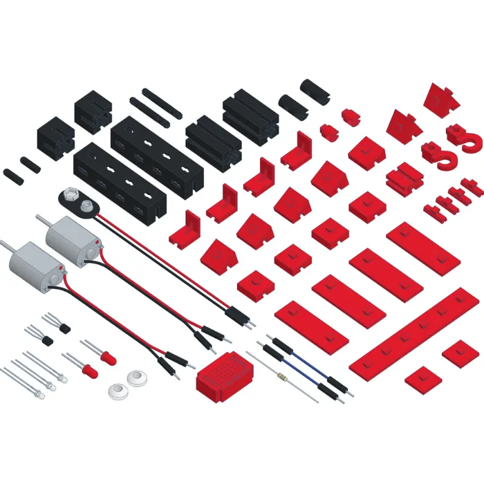Varikabi Plug Robot Kit Fischertechnik Building Blocks