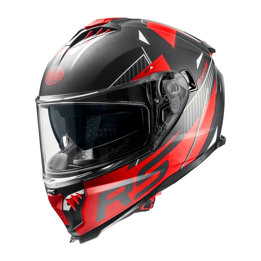 PREMIER TYPHOON RS92BM CASCO INTEGRAL DE MOTOCICLETA met LED Zaklamp Rs92bm