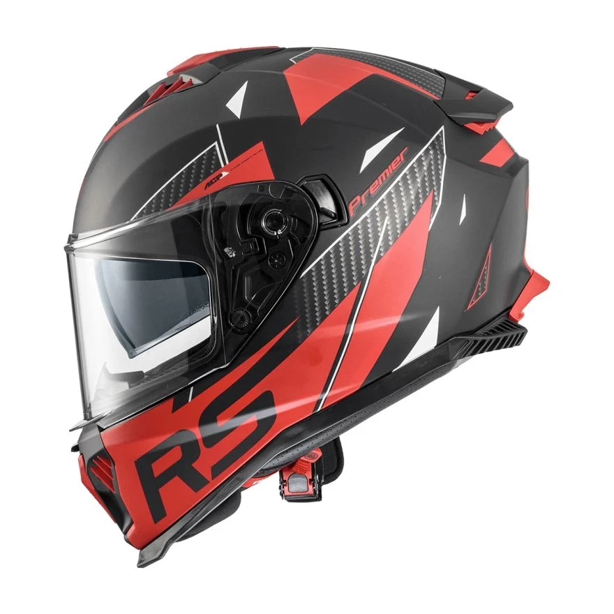 PREMIER TYPHOON RS92BM CASCO INTEGRAL DE MOTOCICLETA met LED Zaklamp Rs92bm