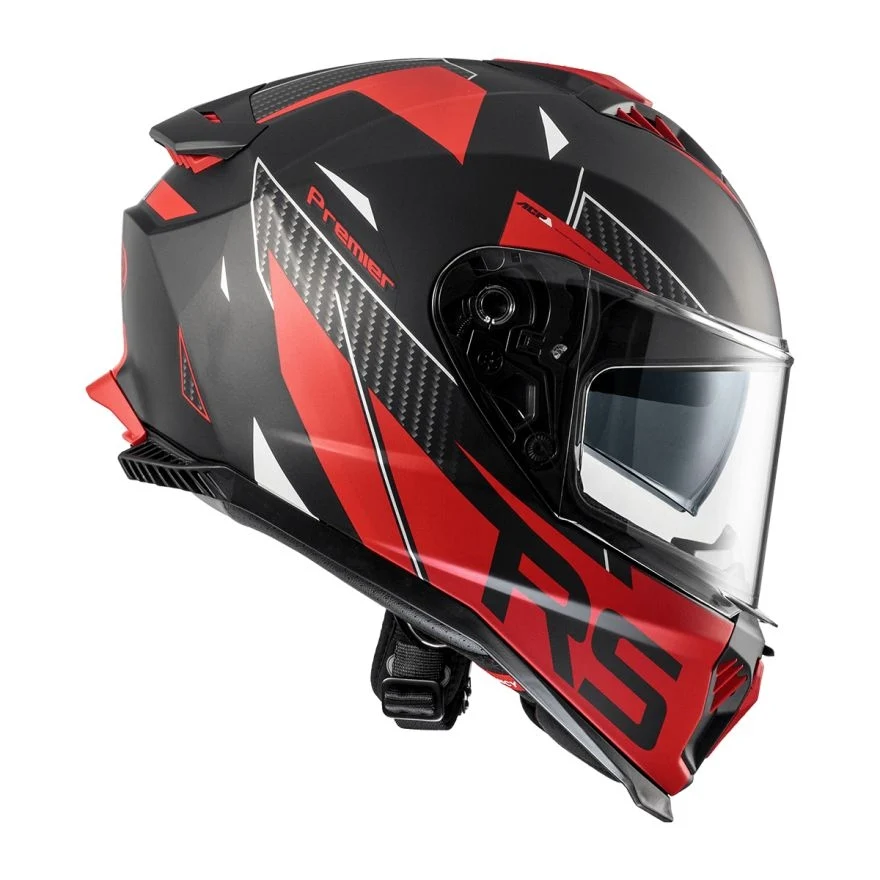 PREMIER TYPHOON RS92BM CASCO INTEGRAL DE MOTOCICLETA met LED Zaklamp Rs92bm