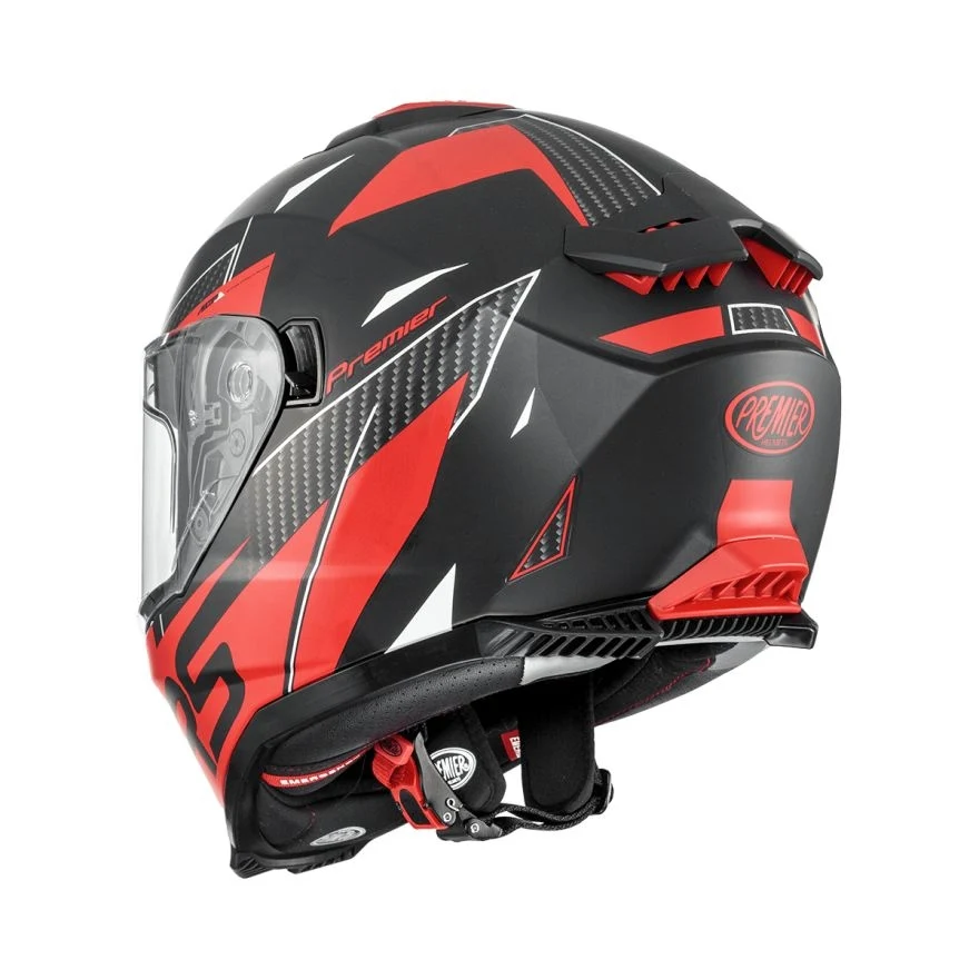 PREMIER TYPHOON RS92BM CASCO INTEGRAL DE MOTOCICLETA met LED Zaklamp Rs92bm