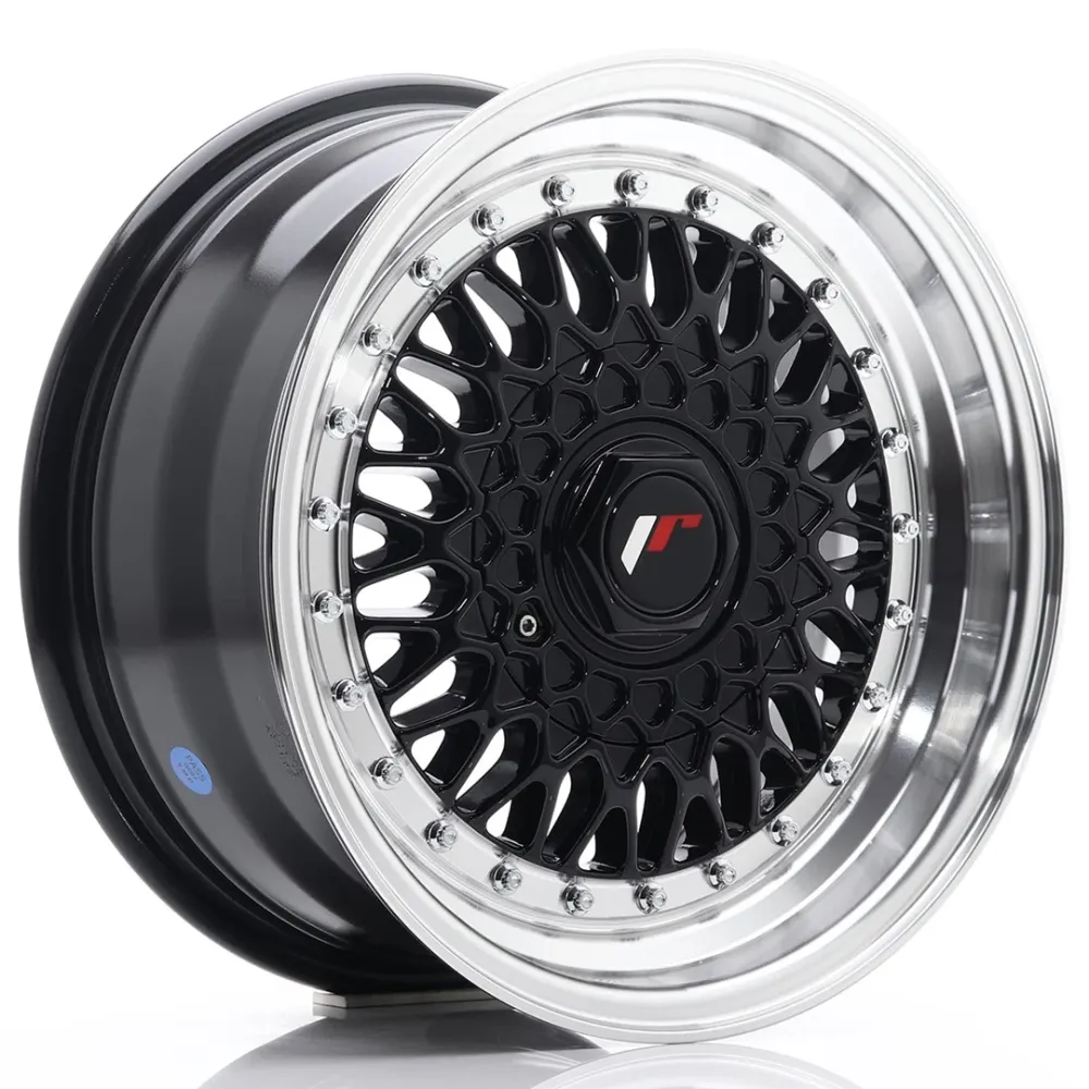Japan Racing JR-9 15x7" 4x100/108 ET20, Gloss Zwart