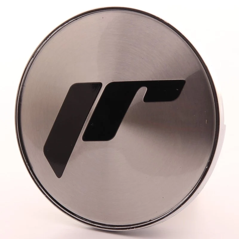 Premium Zwarte Japan Racing Center Cap V3 - Chroom