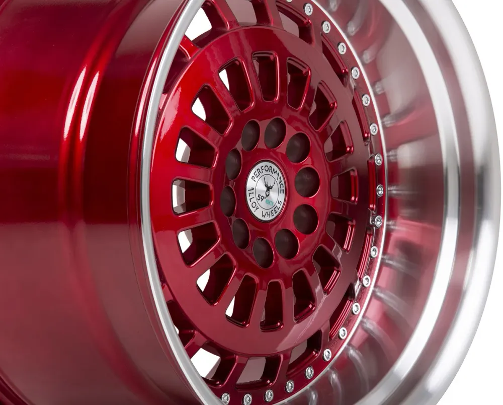 Klimaatregelings 59°North D-007 18x11" 5x114.3/120 ET15, Rood