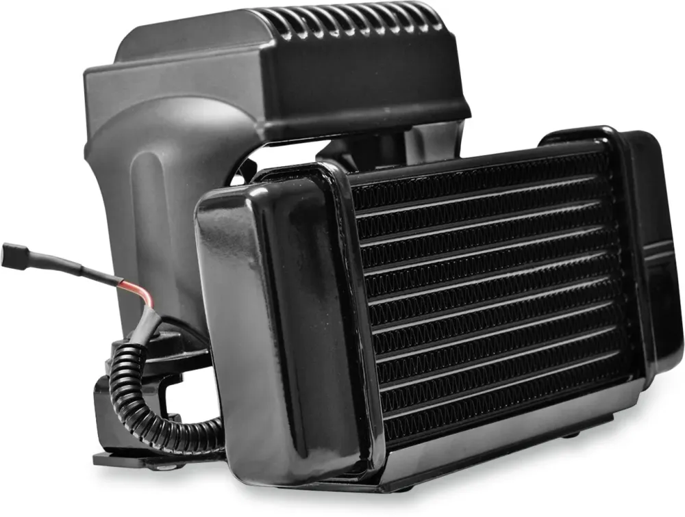Krachtige Radiador Aceite Con Ventilador Para Harley-Davidson Touring 1982-2008