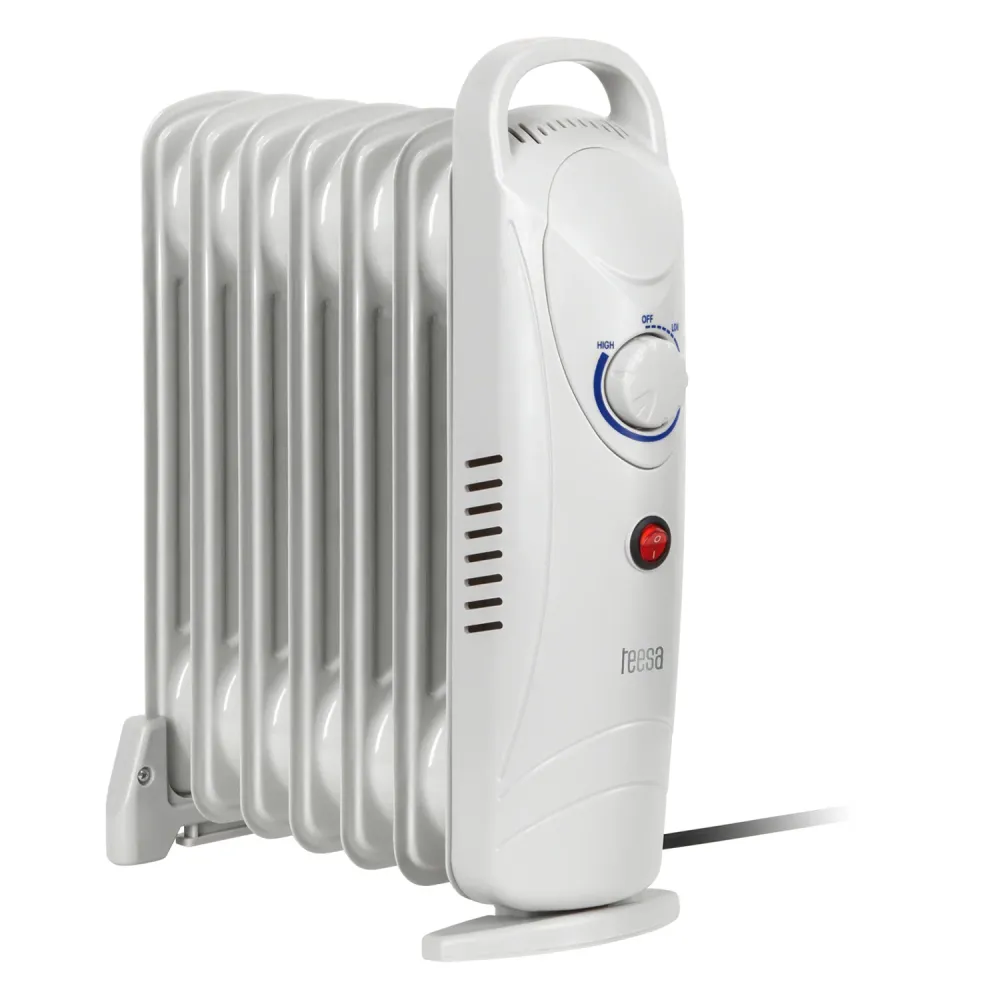 OEM Kwaliteit Teesa - Elektrische olieradiator 800 W (7 lamellen) - Wit