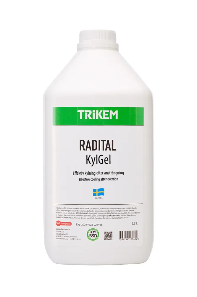 Trikem Radital Verkoelend Gel, 2500 ml No Color 2.5