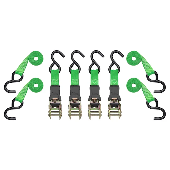 Anti-slip SmartStraps 1- x 10-ft Ratchet Tie Down viertal 500-lb