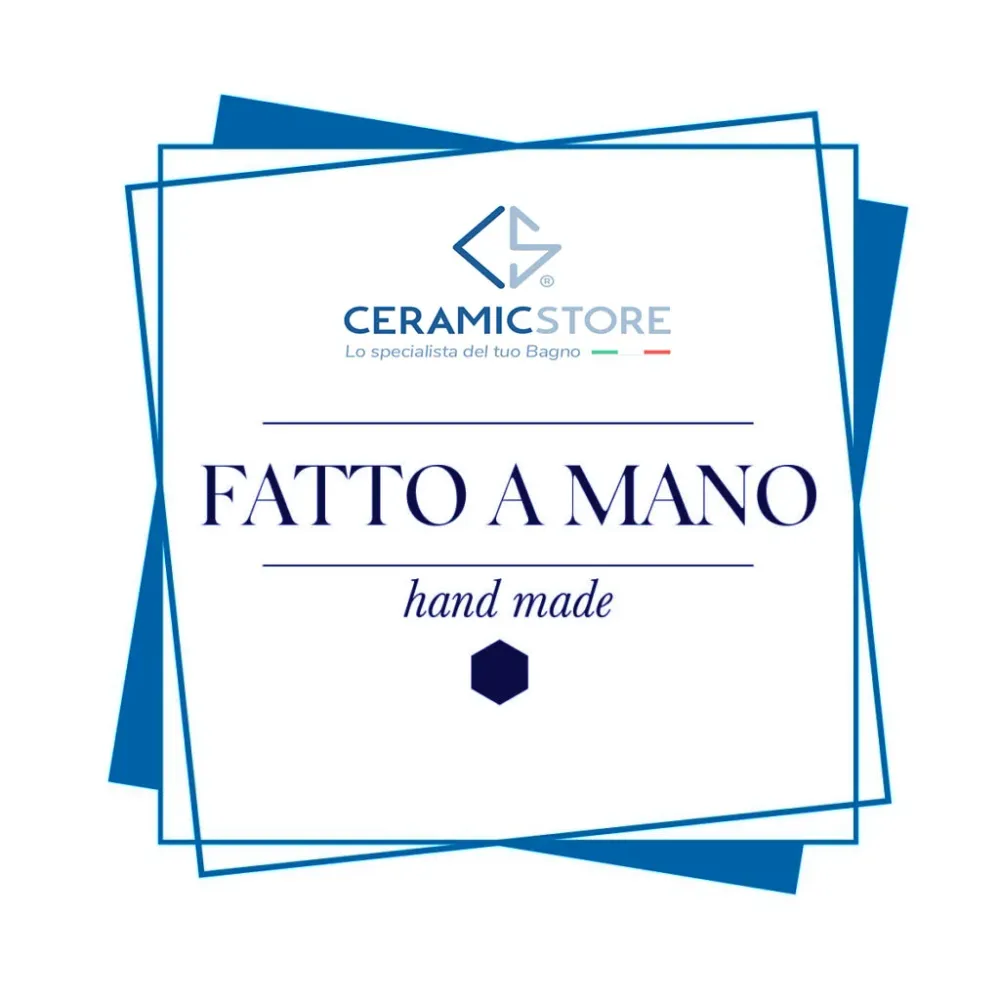 Houten beam rectangular washbasin MegPro11 (5484-)