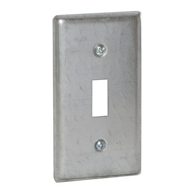 Kofferbakorganizer RACO 1-Gang Rectangle Metaal Electrical Box Cover