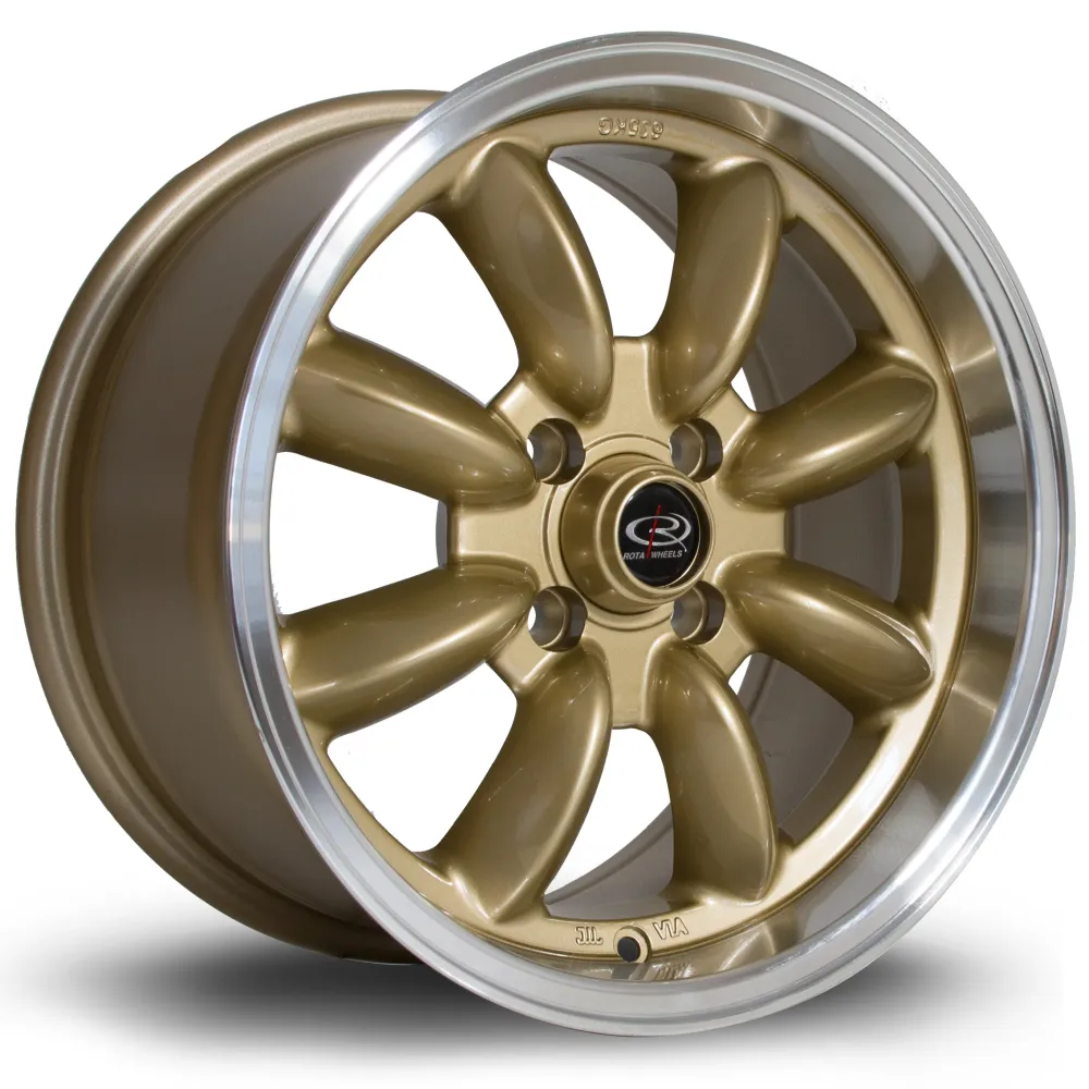 Rota RB 15x8" 4x100 ET30, Verguld