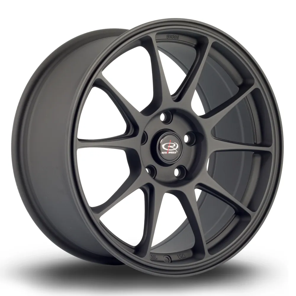 Rota Titan 17x8" 5x100 ET42, Flat Ebbenhout