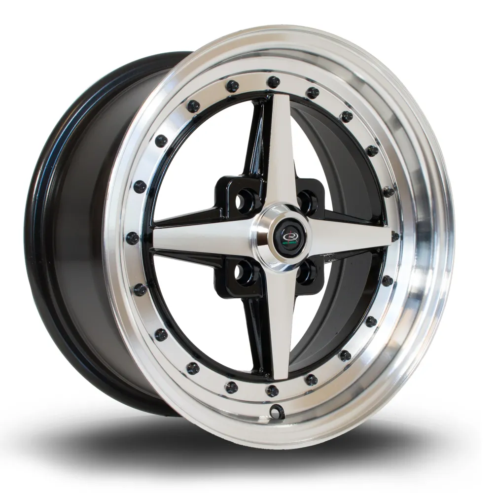 Rota Zero 15x7" 4x100 ET35, Flat Koolzwart