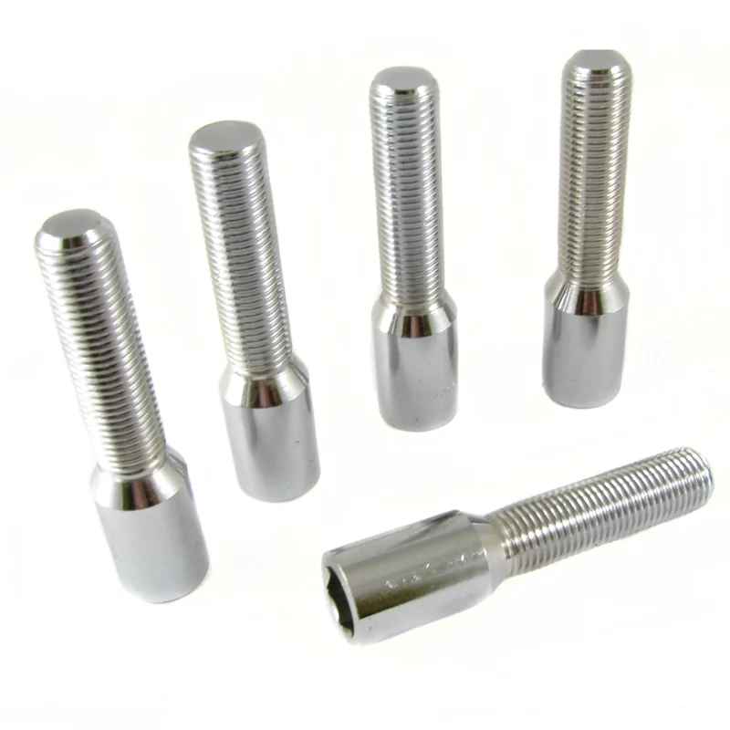 Silver Extended Internal Drive Wheel Bolts M12x1.25 (Pack 10)