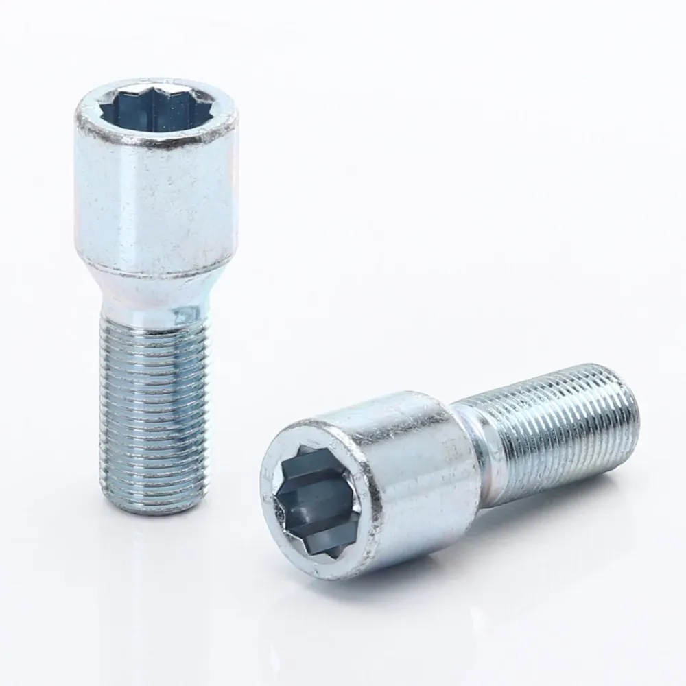 Silver Internal Drive Wheel Bolts M14x1.25 (Pack 20)