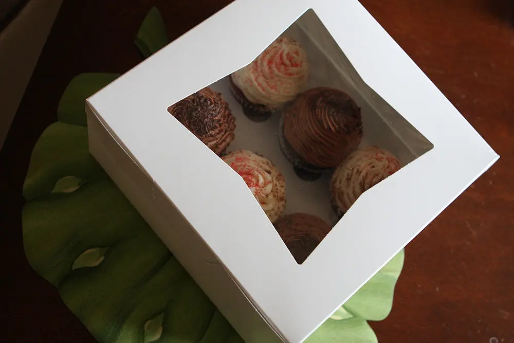 Southern Champion 9 x 9 x 4" Auto Window Bakery Box #24293