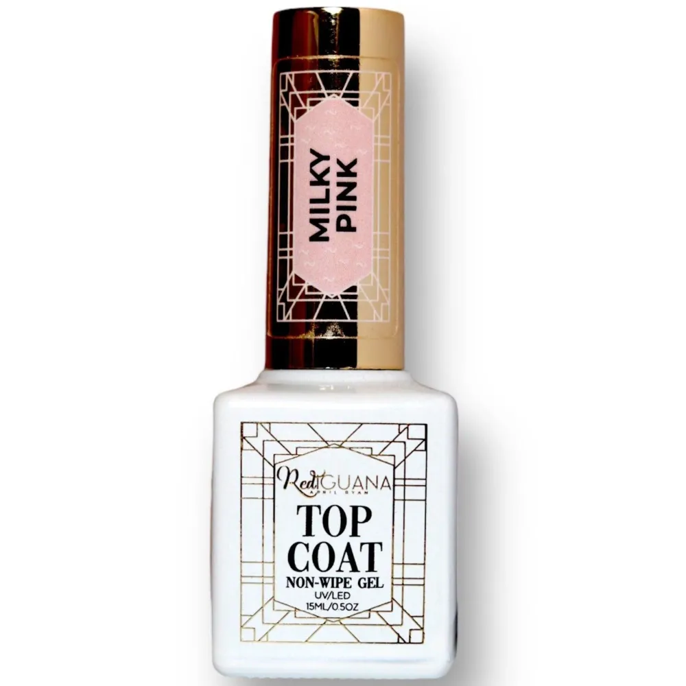RI- Top Coat Non-Wipe MILKY PINK
