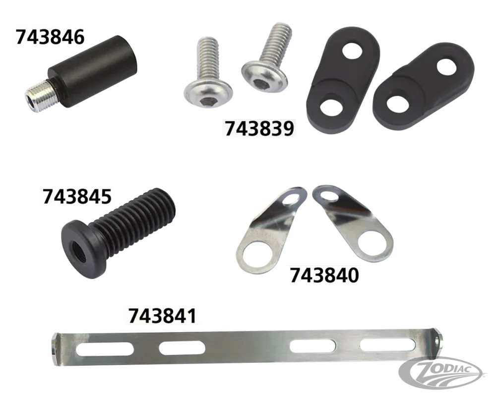 Atto universal C mounting plates ebbenhout Harley-Davidson