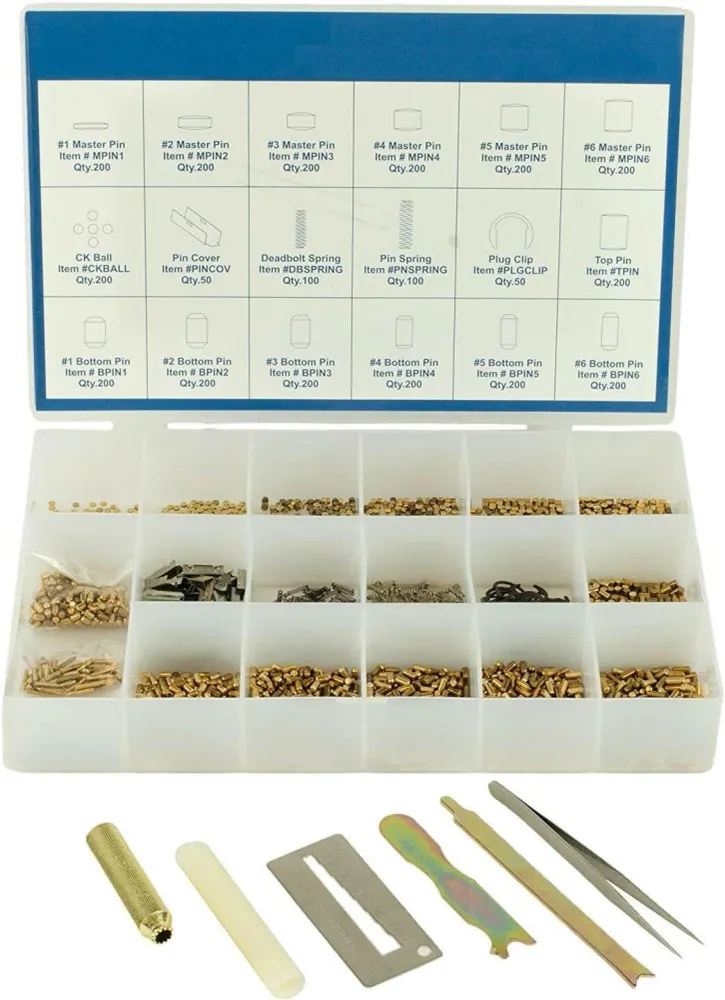 Kwikset Rekeying Pin Key Tool Key Kit (E-markering)