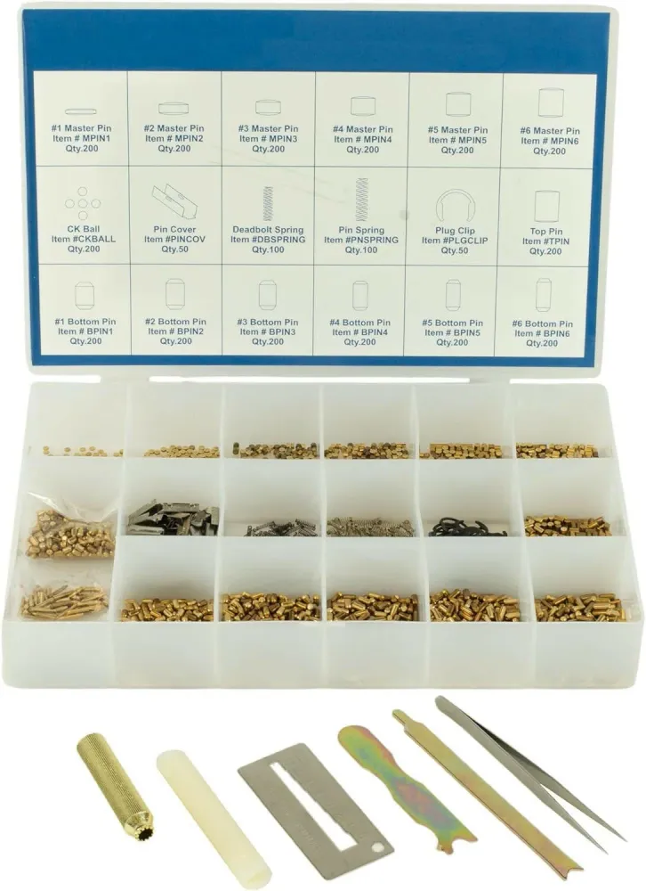 Kwikset Rekeying Pin Key Tool Key Kit (E-markering)