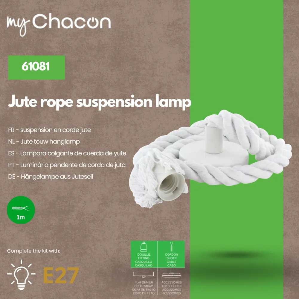 Rope suspension kit - wit