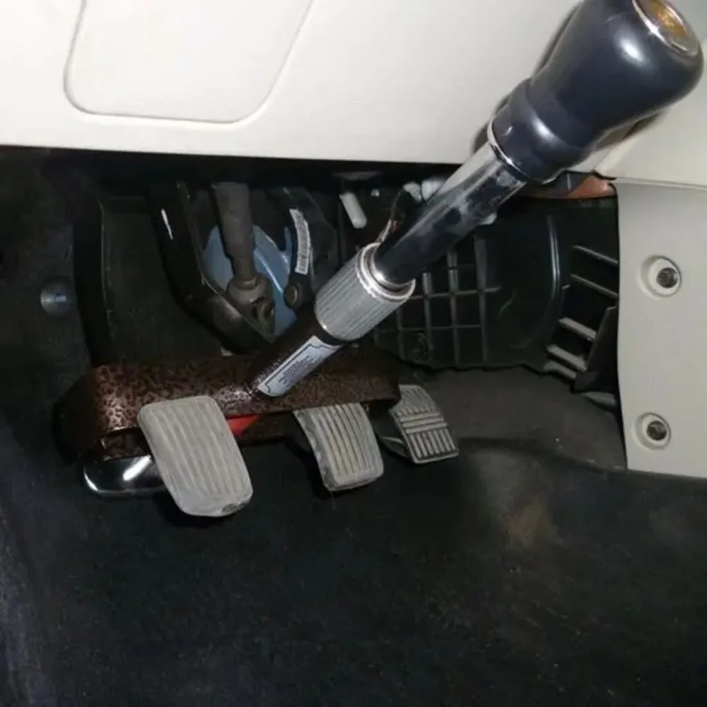 Carpoint Rem- en koppelingsslot zwart met Gebruiksaanwijzing