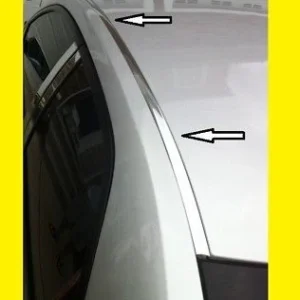 2004-2009 Mazda 3 Chroom Roof Top Trim Molding Kit