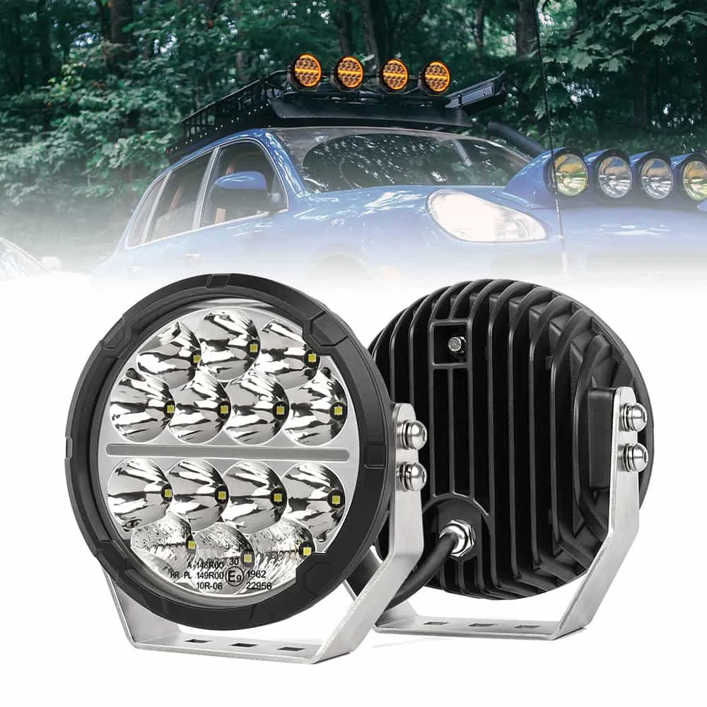 COLIGHT 6.5inch TrailBlazer Series E9 Marked LED Driving Lights Yellow&White DRL