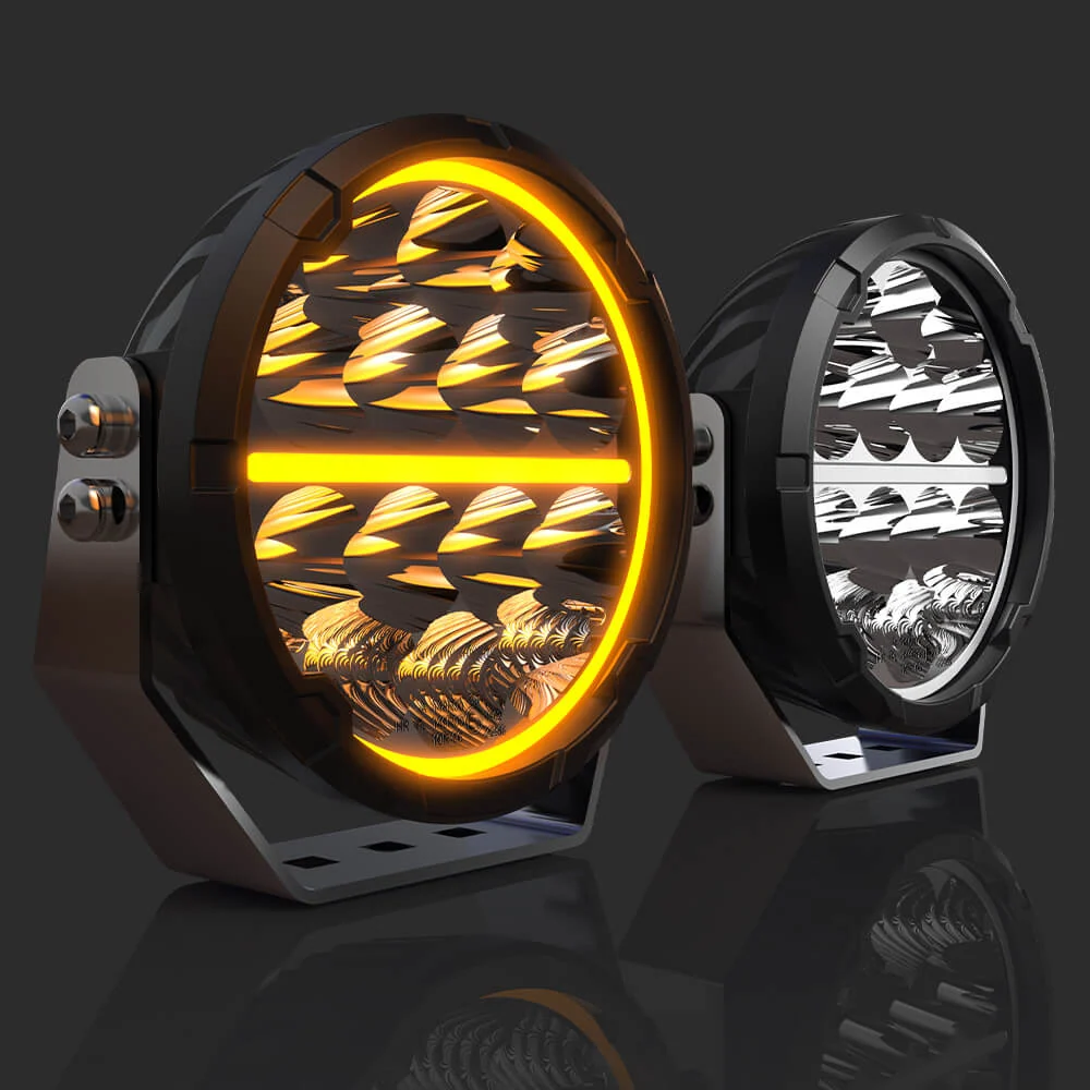 COLIGHT 6.5inch TrailBlazer Series E9 Marked LED Driving Lights Yellow&White DRL