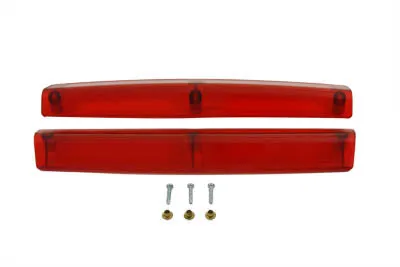 Tour Pak Side Marker Lamp Lens Set Rood Harley-Davidson Touring 1979-2005