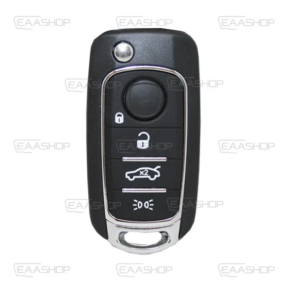 Achterklep Folding Remote Control Shell Fiat 4 Button - Sip22 Profile