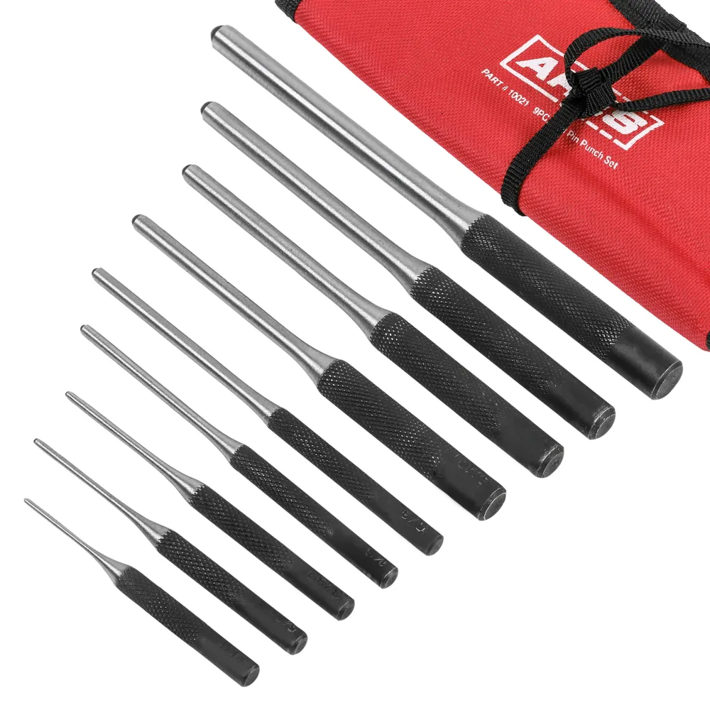 Aerodynamische Tuning ARES 10021 - 9-Piece Roll Pin Punch Set