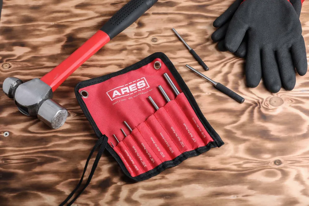Aerodynamische Tuning ARES 10021 - 9-Piece Roll Pin Punch Set