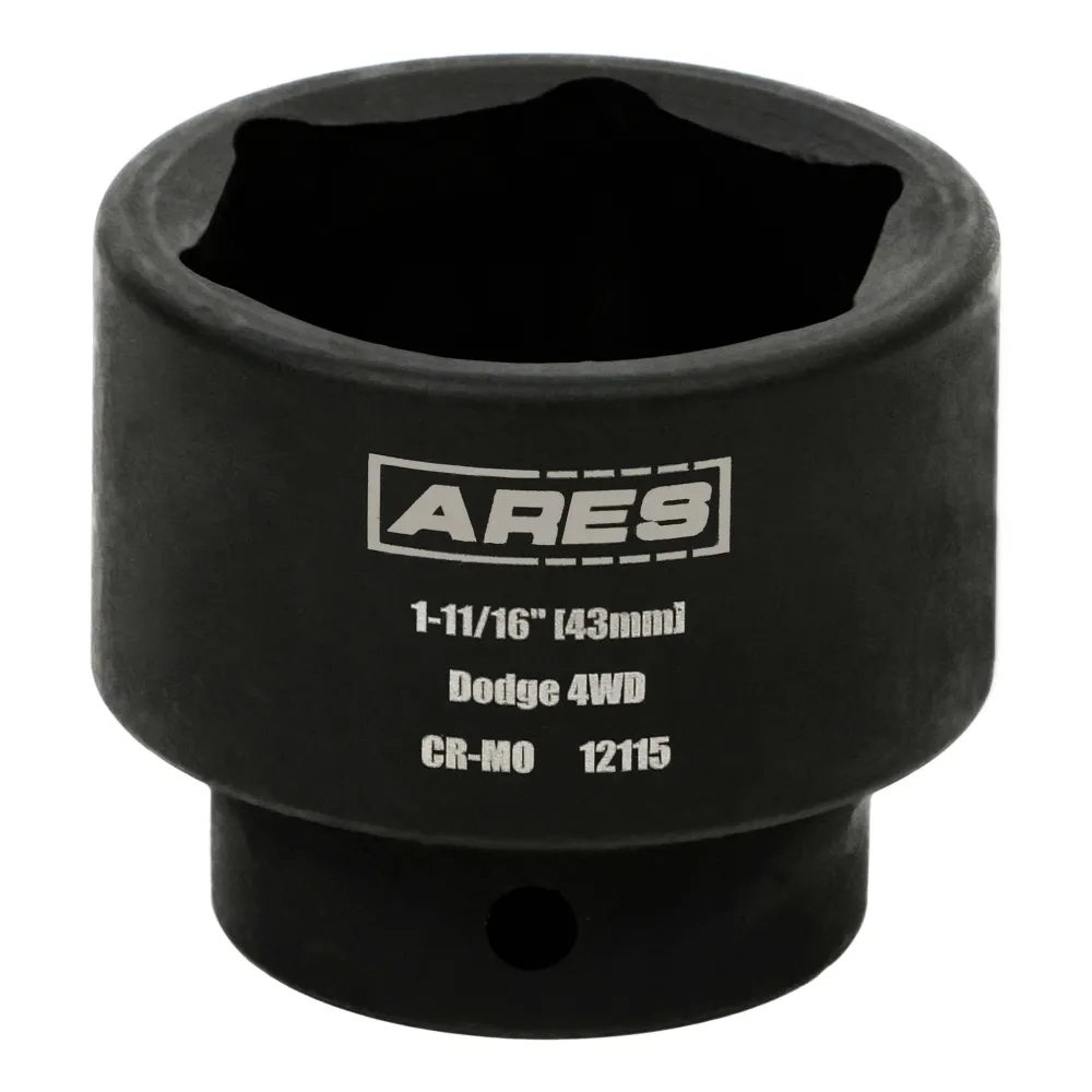 ARES 12115 - 11/16" (43mm) Axle Nut Impact Socket