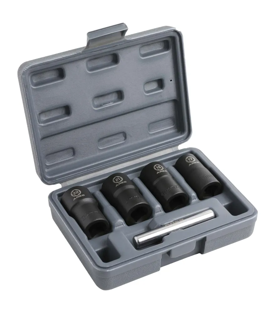 ARES 59013 - 5-Piece Twist Lug Nut Socket Set