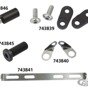 Atto universal strak mount M10x20mm blck Harley-Davidson