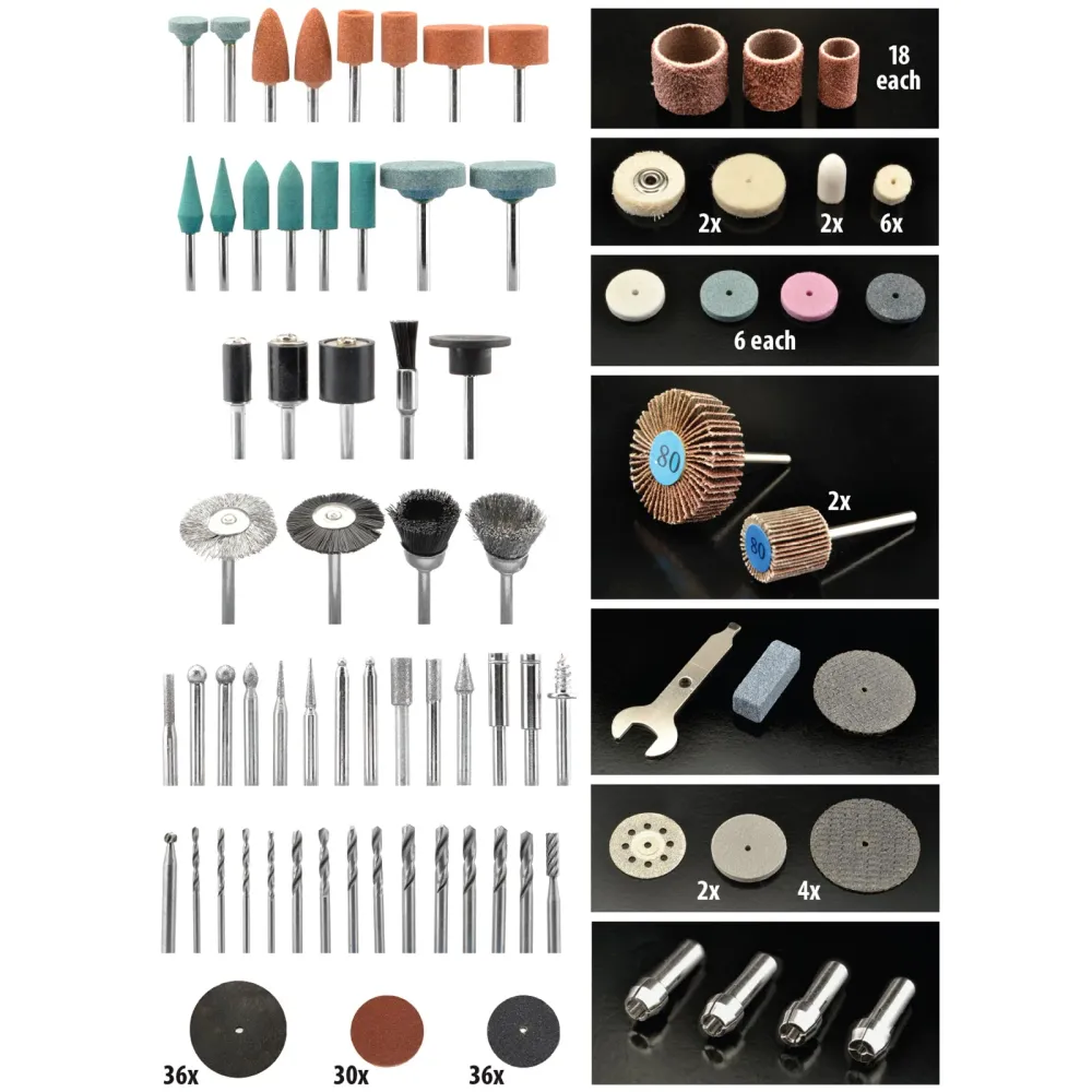 Micro-Mark 265-piece Accessory Set Rotary Tools