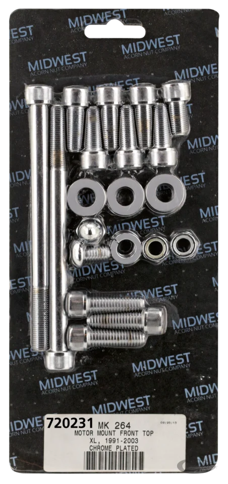 Motor mount set all 84-up Hex / Flat Harley-Davidson
